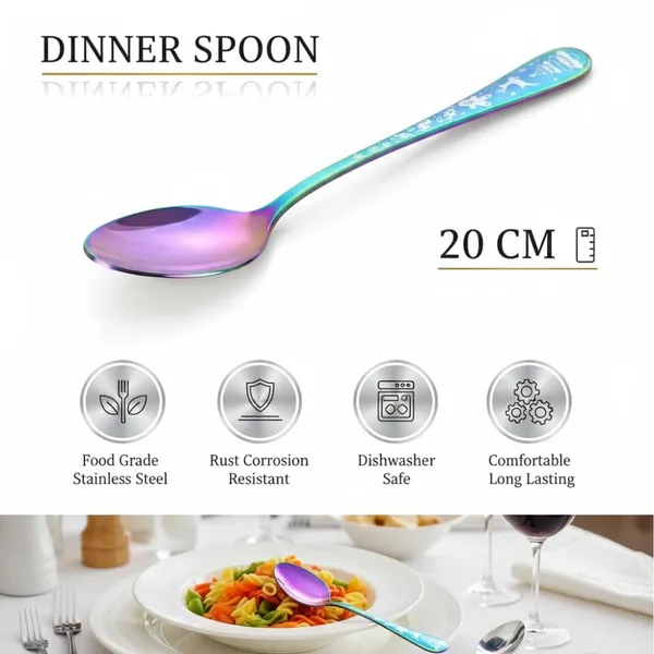 Rainbow_Stainless_Steel_Spoon_Set_Celebration_Collection_Spoon_For_Home_And_Kitchen