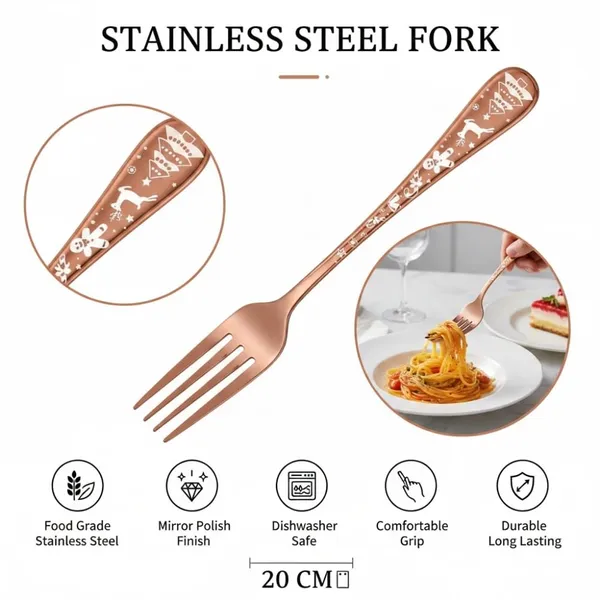 Rose_Gold_Stainless_Steel_Fork_Set_Celebration_Collection_Fork_For_Home_And_Kitchen