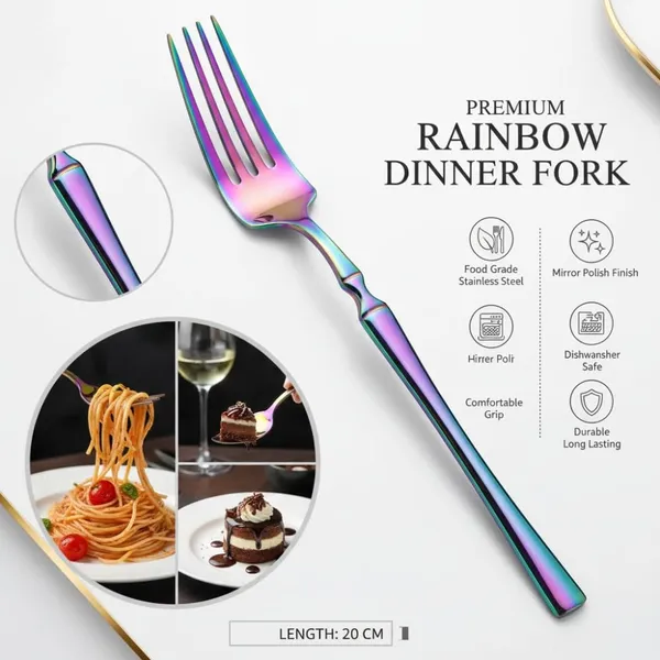 Rainbow_Stainless_Steel_Fork_Set_Elegance_Collection_Fork_For_Home_And_Kitchen