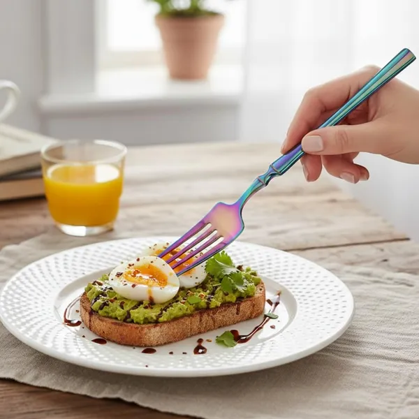 Rainbow_Stainless_Steel_Fork_Set_Elegance_Collection_Fork_For_Home_And_Kitchen