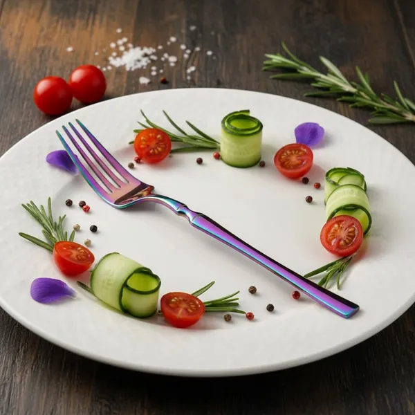 Rainbow_Stainless_Steel_Fork_Set_Elegance_Collection_Fork_For_Home_And_Kitchen