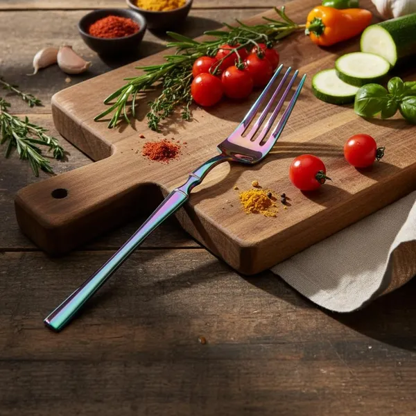 Rainbow_Stainless_Steel_Fork_Set_Elegance_Collection_Fork_For_Home_And_Kitchen