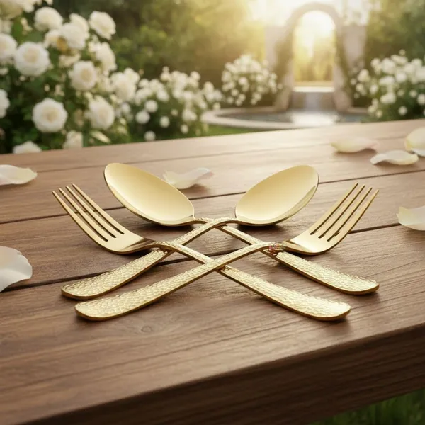 Gold_Stainless_Steel_Spoon_Fork_Set_Artisan_Hammered_Collection_Spoon_Fork_For_Home_And_Kitchen