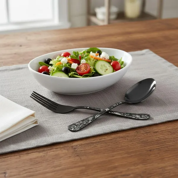 Black_Stainless_Steel_Spoon_Fork_Set_Bloom_Collection_Spoon_Fork_For_Home_And_Kitchen