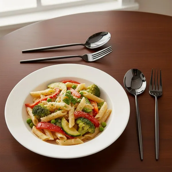 Black_Stainless_Steel_Spoon_Fork_Set_Slim_Elite_Collection_Spoon_Fork_For_Home_And_Kitchen
