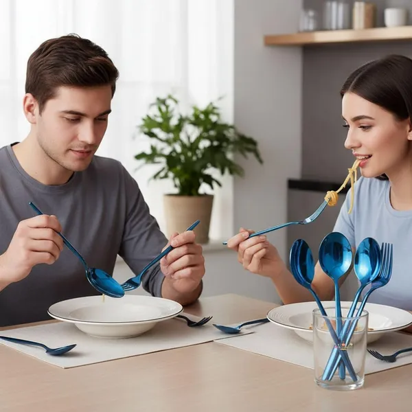 Blue_Stainless_Steel_Spoon_Fork_Set_Slim_Elite_Collection_Spoon_Fork_For_Home_And_Kitchen