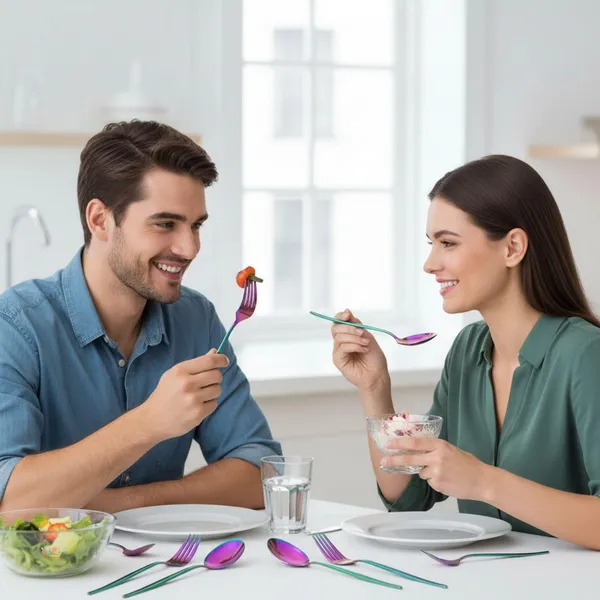 Rainbow_And_Blue_Stainless_Steel_Spoon_Fork_Set_Slim_Elite_Collection_Spoon_Fork_For_Home_And_Kitchen