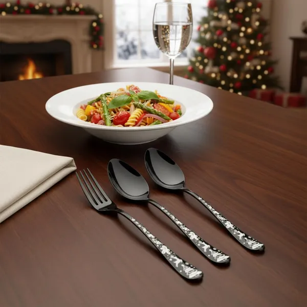 Black_Stainless_Steel_Spoon_Fork_Set_Celebration_Collection_Spoon_Fork_For_Home_And_Kitchen