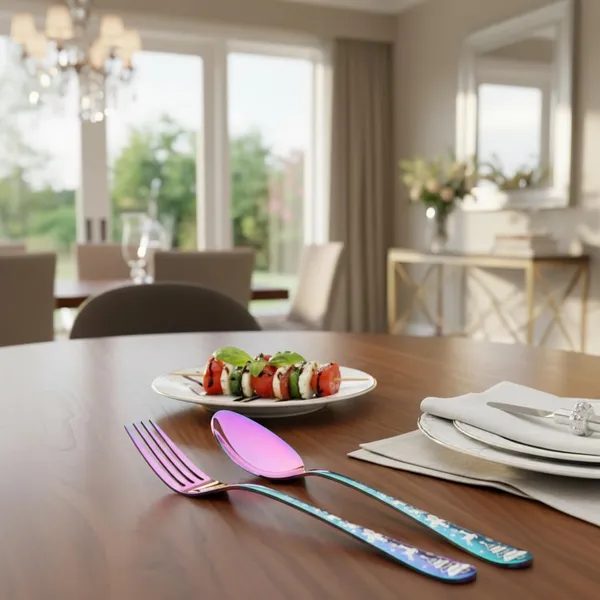Rainbow_Stainless_Steel_Spoon_Fork_Set_Celebration_Collection_Spoon_Fork_For_Home_And_Kitchen