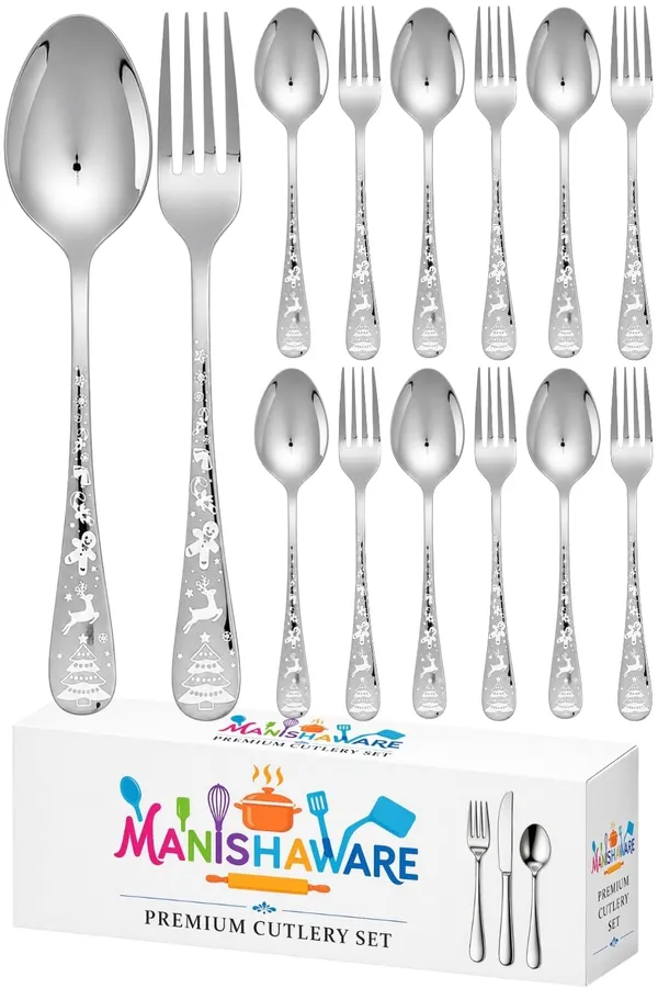Silver_Stainless_Steel_Spoon_Fork_Set_Celebration_Collection_Spoon_Fork_For_Home_And_Kitchen