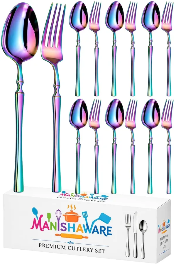 Rainbow_Stainless_Steel_Spoon_Fork_Set_Elegance_Collection_Spoon_Fork_For_Home_And_Kitchen