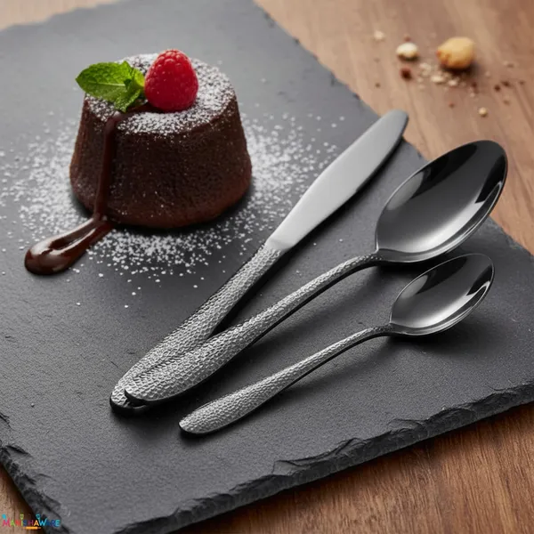 Black_Stainless_Steel_Artisan_Hammered_Collection_Cutlery_Set_For_Home_And_Kitchen