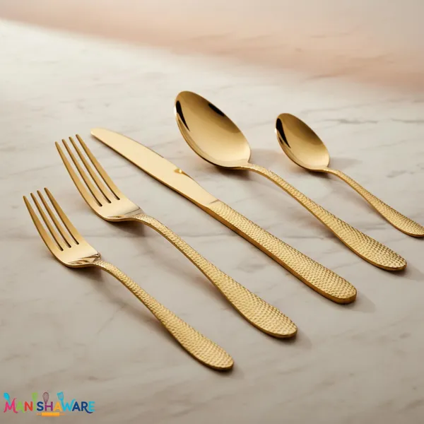 Gold_Stainless_Steel_Artisan_Hammered_Collection_Cutlery_Set_For_Home_And_Kitchen