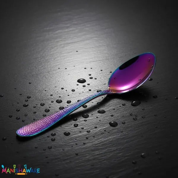 Rainbow_Stainless_Steel_Artisan_Hammered_Collection_Cutlery_Set_For_Home_And_Kitchen