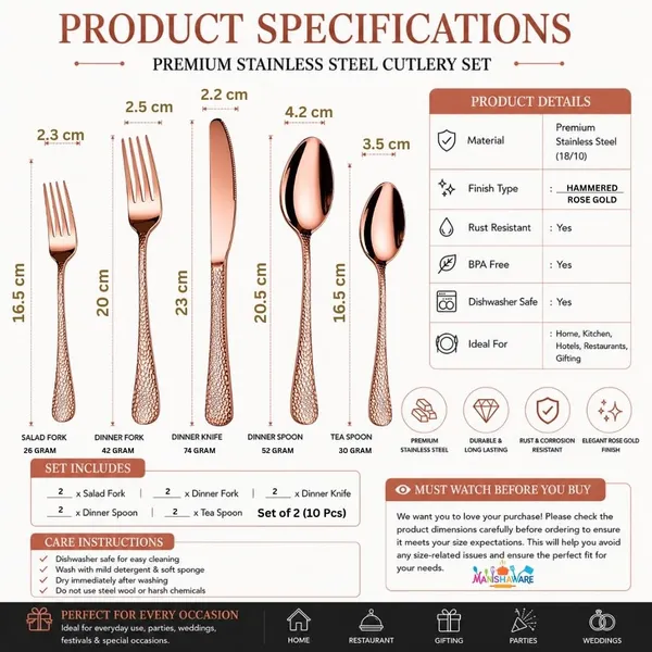 Rose_Gold_Stainless_Steel_Artisan_Hammered_Collection_Cutlery_Set_For_Home_And_Kitchen