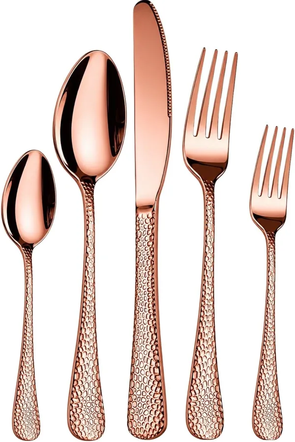 Rose_Gold_Stainless_Steel_Artisan_Hammered_Collection_Cutlery_Set_For_Home_And_Kitchen