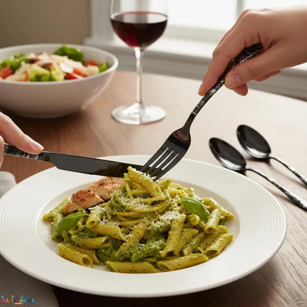 Black_Stainless_Steel_Bloom_Collection_Cutlery_Set_For_Home_And_Kitchen