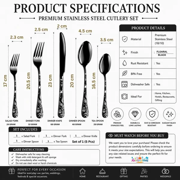 Black_Stainless_Steel_Bloom_Collection_Cutlery_Set_For_Home_And_Kitchen