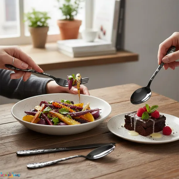 Black_Stainless_Steel_Bloom_Collection_Cutlery_Set_For_Home_And_Kitchen