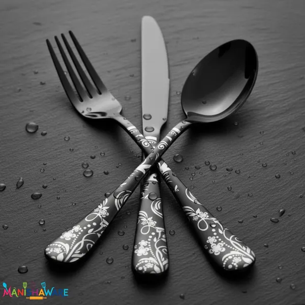 Black_Stainless_Steel_Bloom_Collection_Cutlery_Set_For_Home_And_Kitchen