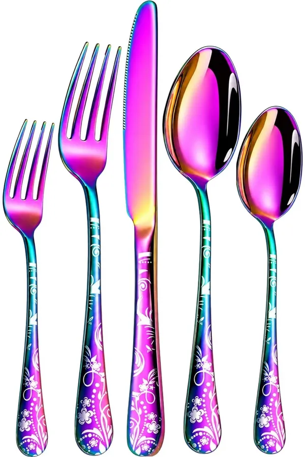 Rainbow_Stainless_Steel_Bloom_Collection_Cutlery_Set_For_Home_And_Kitchen