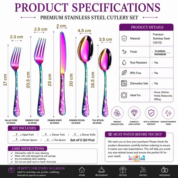 Rainbow_Stainless_Steel_Bloom_Collection_Cutlery_Set_For_Home_And_Kitchen