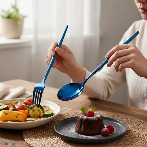 Blue_Stainless_Steel_Basic_Cutlery_Set_Slim_Elite_Collection_Cutlery_Set_For_Home_And_Kitchen