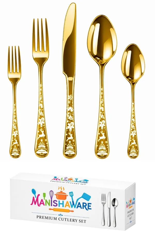 Gold_Stainless_Steel_Celebration_Collection_Cutlery_Set_For_Home_And_Kitchen