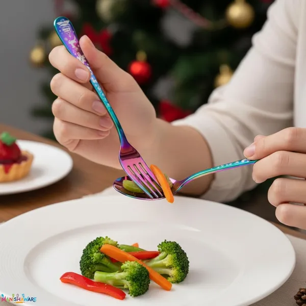 Rainbow_Stainless_Steel_Celebration_Collection_Cutlery_Set_For_Home_And_Kitchen