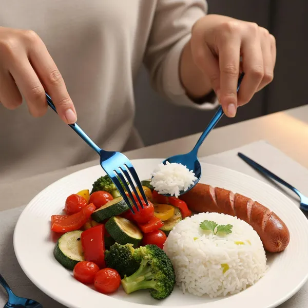 Blue_Stainless_Steel_Slim_Elite_Collection_Cutlery_Set_For_Home_And_Kitchen