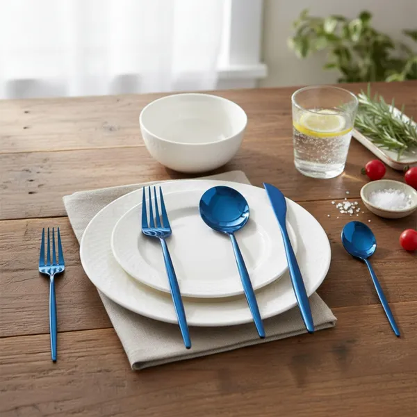 Blue_Stainless_Steel_Slim_Elite_Collection_Cutlery_Set_For_Home_And_Kitchen