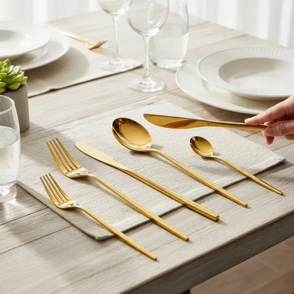 Gold_Stainless_Steel_Slim_Elite_Collection_Cutlery_Set_For_Home_And_Kitchen