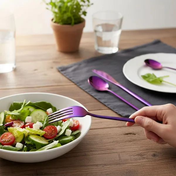 Pink_Stainless_Steel_Slim_Elite_Collection_Cutlery_Set_For_Home_And_Kitchen