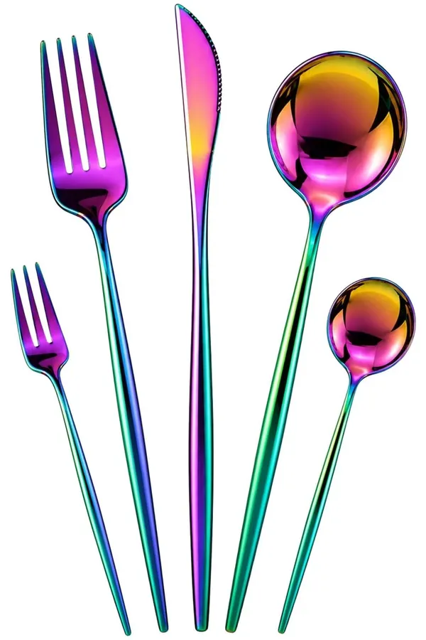 Rainbow_Stainless_Steel_Slim_Elite_Collection_Cutlery_Set_For_Home_And_Kitchen