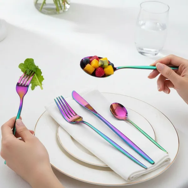 Rainbow_Stainless_Steel_Slim_Elite_Collection_Cutlery_Set_For_Home_And_Kitchen