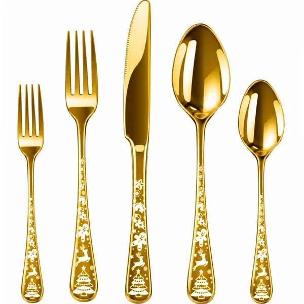 Gold_Stainless_Steel_Celebration_Collection_Cutlery_Set_For_Home_And_Kitchen_Pack_Of_6_30_Pcs
