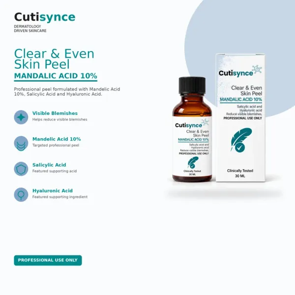 Cutisynce_Mandelic_Acid_10%_Clear_And_Even_Skin_Peel