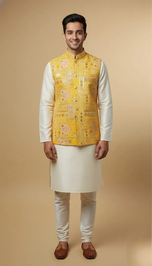 Yellow_Embroidered_Nehru_Jacket_for_Men