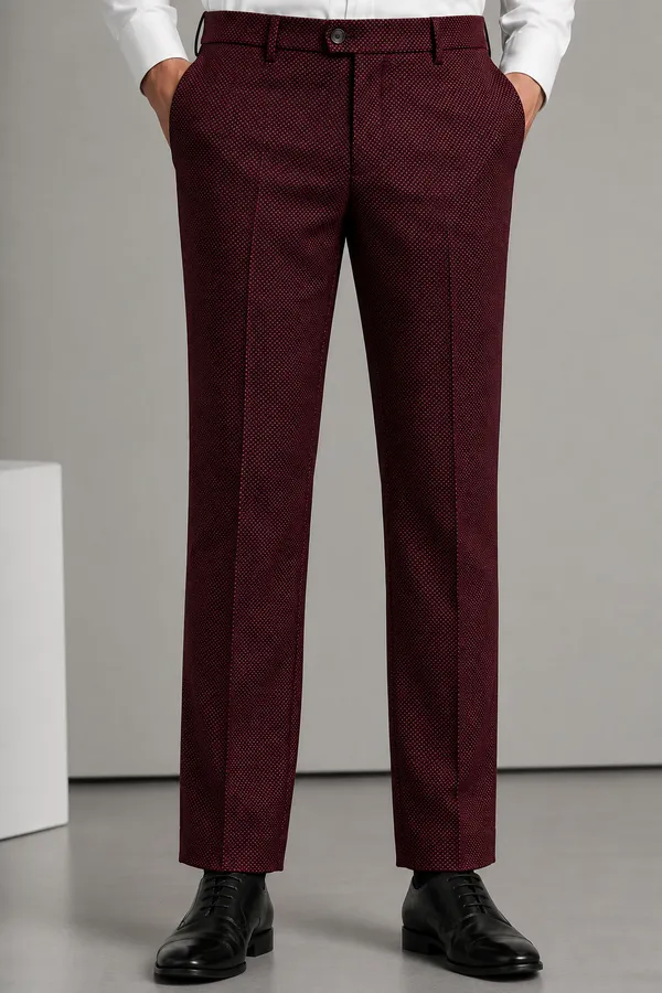 Maroon_Textured_Slim_Fit_Trousers_for_Men