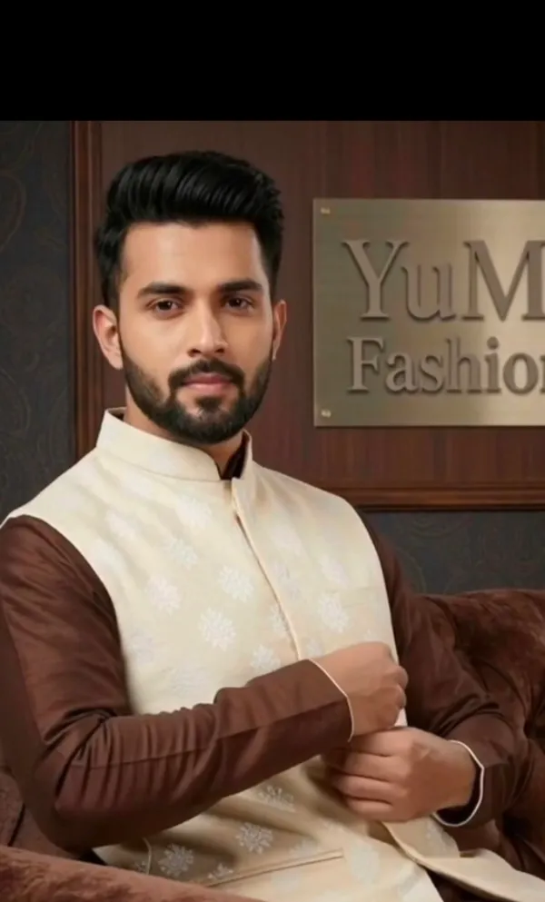 Cream_Woven_Nehru_Jacket_for_Men