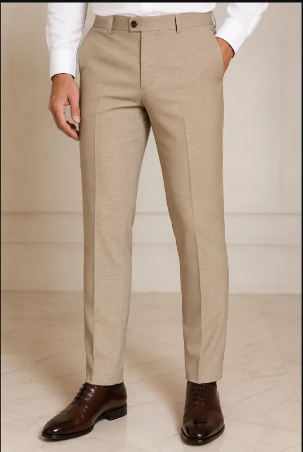 camel_textured_regular_fit_trousers_for_men