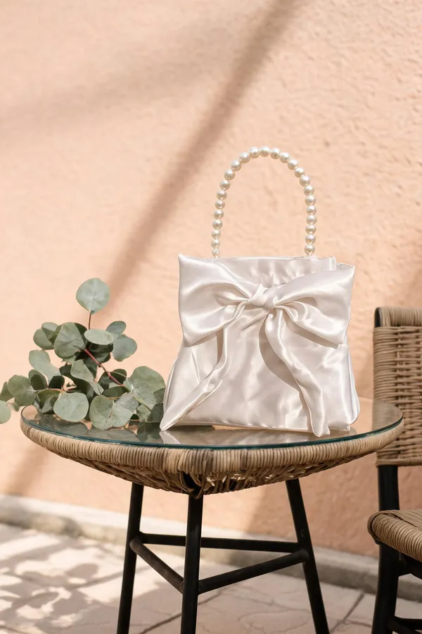White_Brass_And_Alloy_Handbag_For_Women