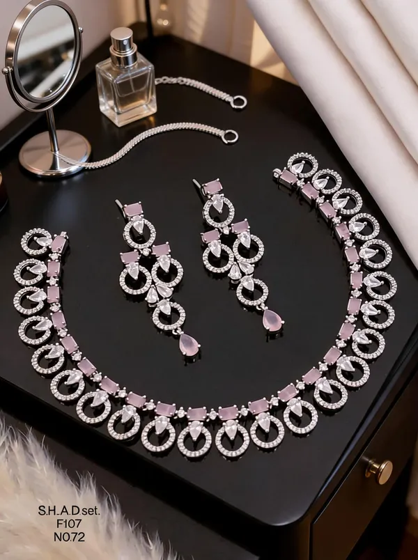 Silver_Brass_And_Alloy_Necklace_Set_For_Women
