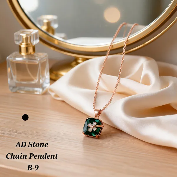 Black_&_Golden_Brass_And_Alloy_Pendant_Necklace_For_Women