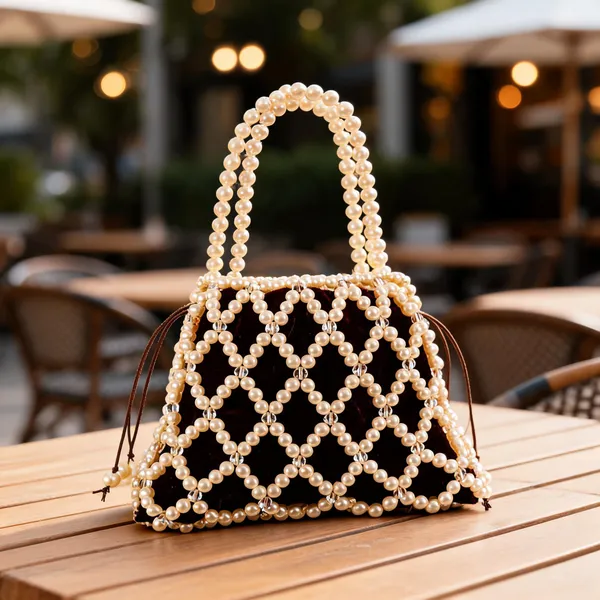 Black_&_Golden_Acrylic_Bucket_Handbag_For_Women