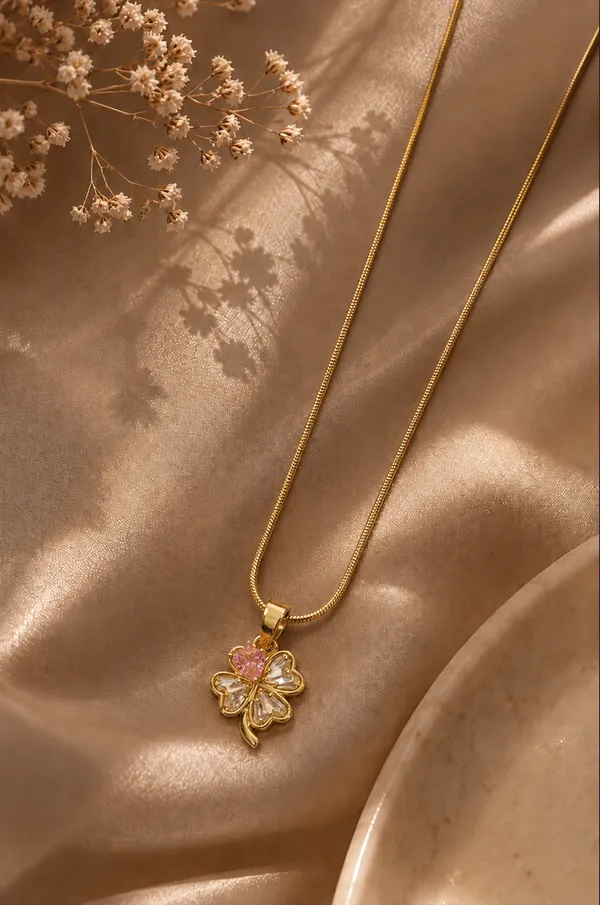 Blossom_Clover_Pink_Pendant_Necklace