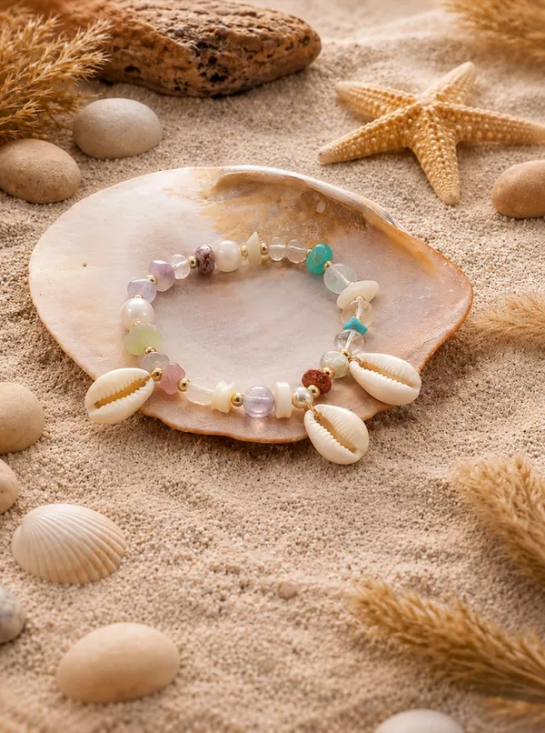 Boho_Beach_Shell_Charm_Bracelet
