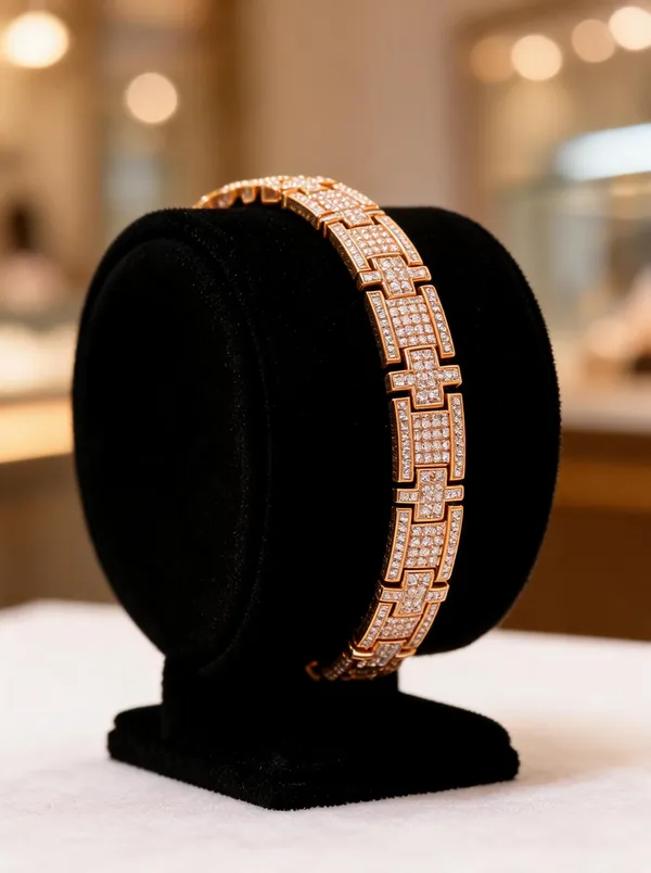 Golden_Brass_And_Alloy_Bracelet_For_Women
