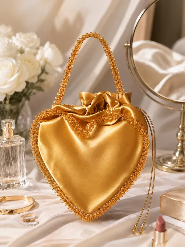 Golden_Brass_And_Alloy_Drawstring_Handbag_For_Women