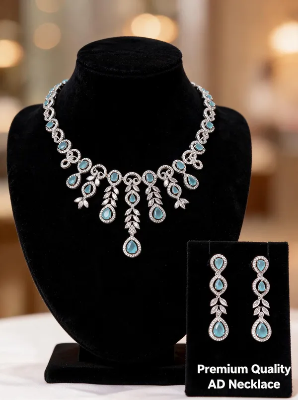 Silver_Brass_And_Alloy_Necklace_Set_For_Women